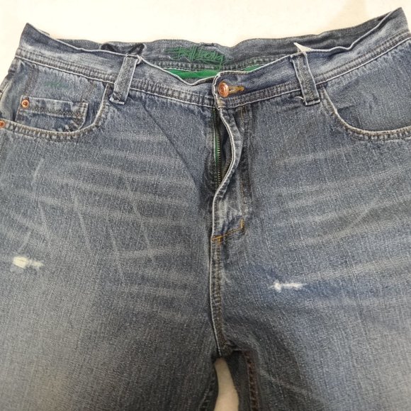 MENS VINTAGE BILLABONG BLUE JEANS 38X32 - Picture 2 of 7